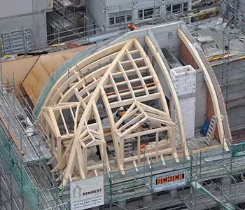 Rekonstrukcja dachu, Frankfurt